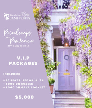 Printemps en Provence Gala '24 - Forfaits VIP/  VIP Packages